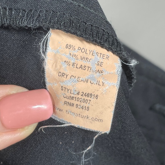 Trina Turk Pants Womens 6 black wide leg designer vintage classic - Picture 5 of 8